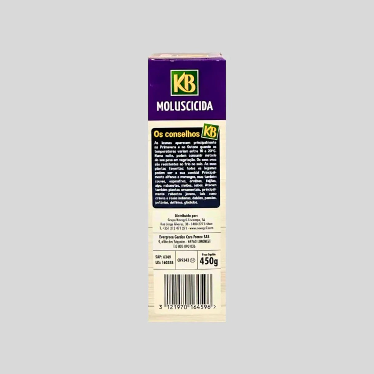Conselhos tratamento anti-caracóis 450g
