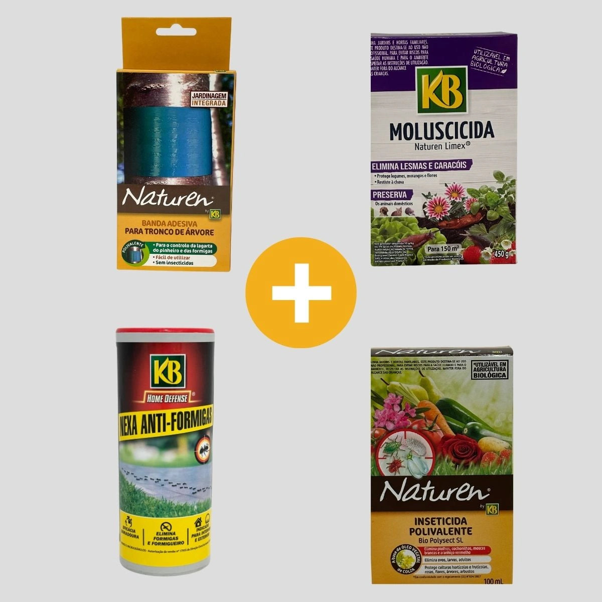 kit anti pragas na horta e jardim