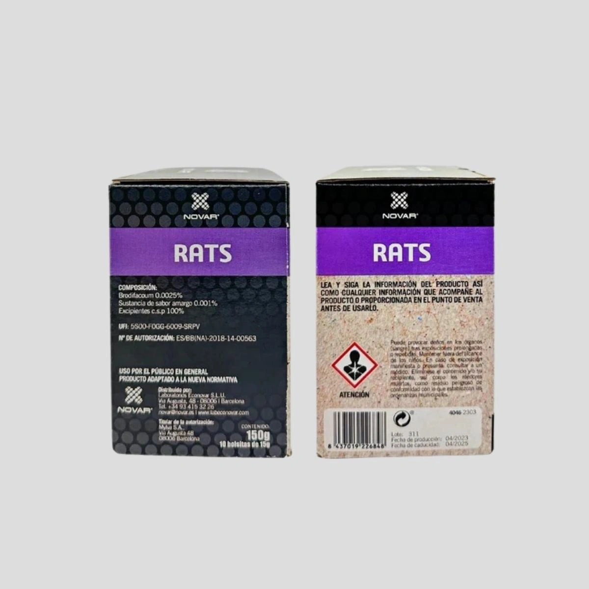 rotulo Raticida pasta