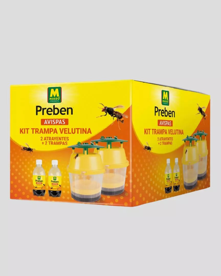 embalagem do kit completo anti vespa asiática