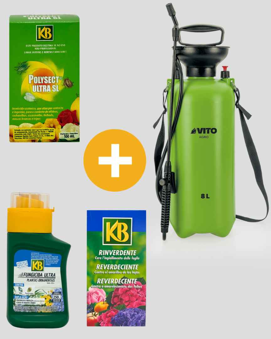 kit completo o tratamento de jardins grandes