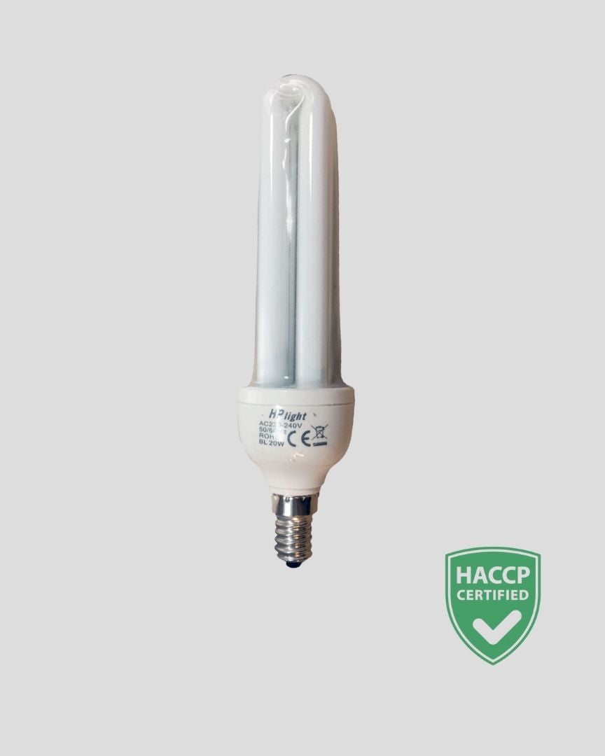 Lâmpada E14 20W UV HACCP