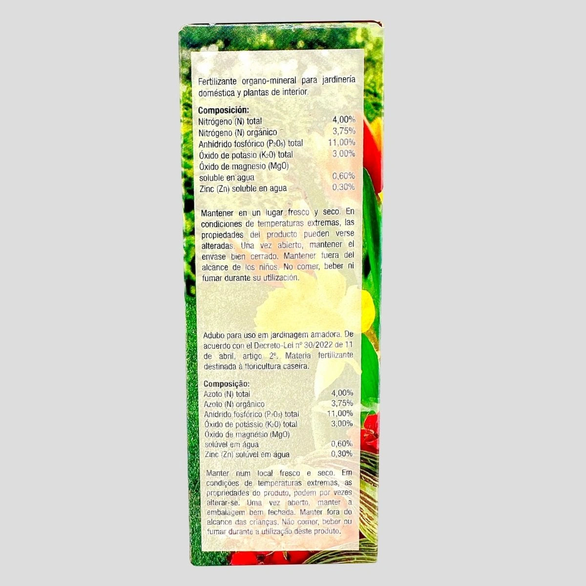 composição biológico do enraizante natural