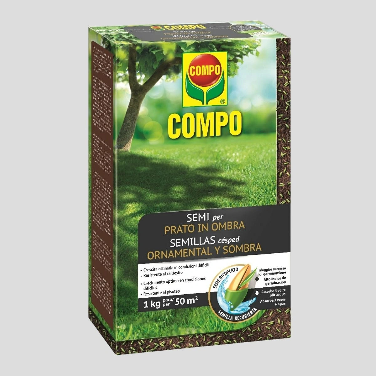 sementes para o crescimento da relva