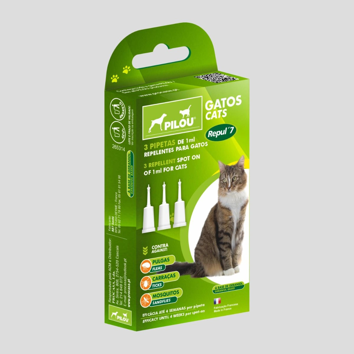 pipetas pulgas gatos
