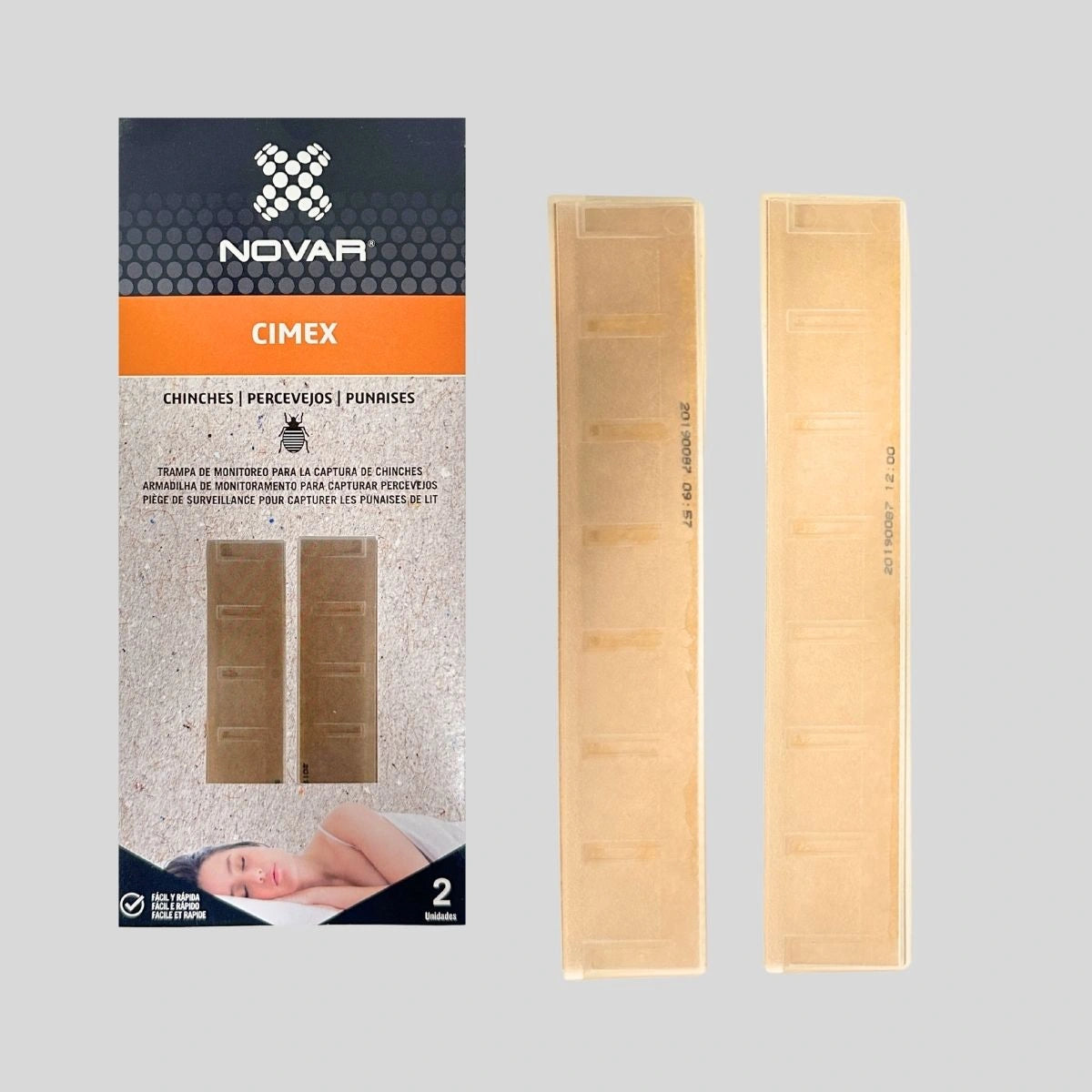 pack 2 armadilha de monitorização percevejos