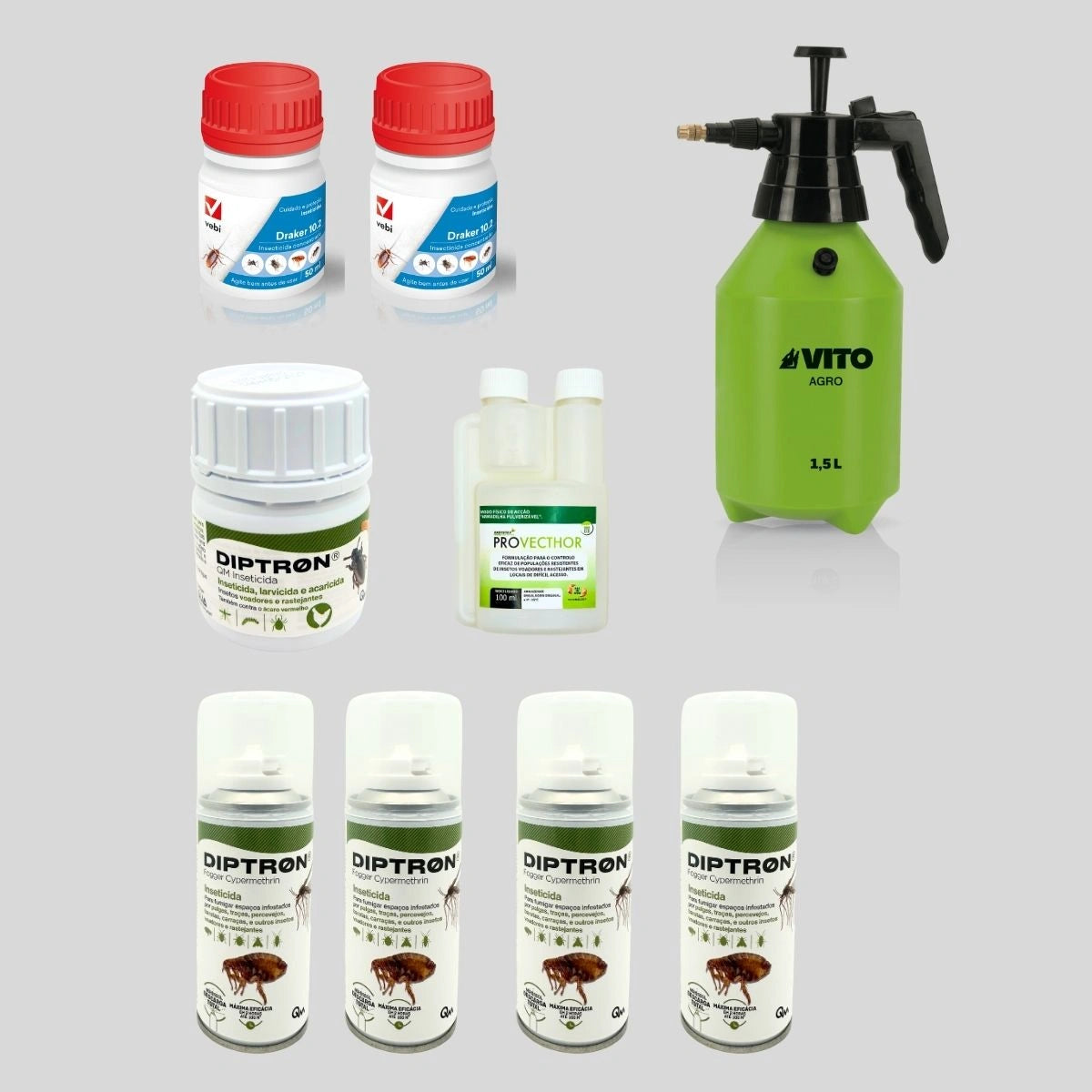 kit profissional para eliminar percevejos